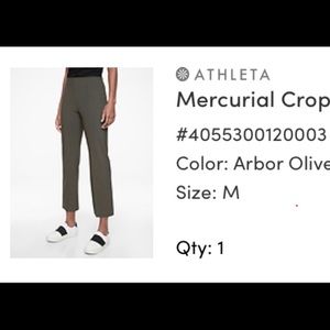 Athleta Mercurial Crop